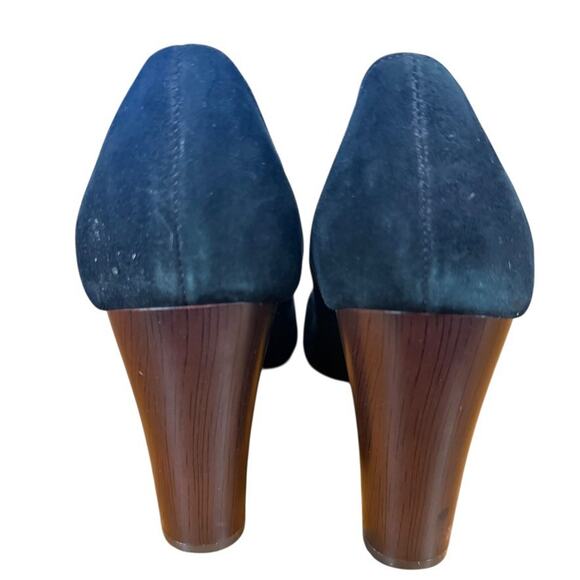 Missoni for Target Black Suede Round Toe Block High Heels Pumps Shoes sz 8.5 - Picture 11 of 16